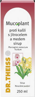 Mucoplant Sirup s jitrocelem a medem 250 ml