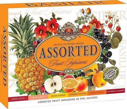 Basilur Fruit Infusions Assorted sáčky 60 ks
