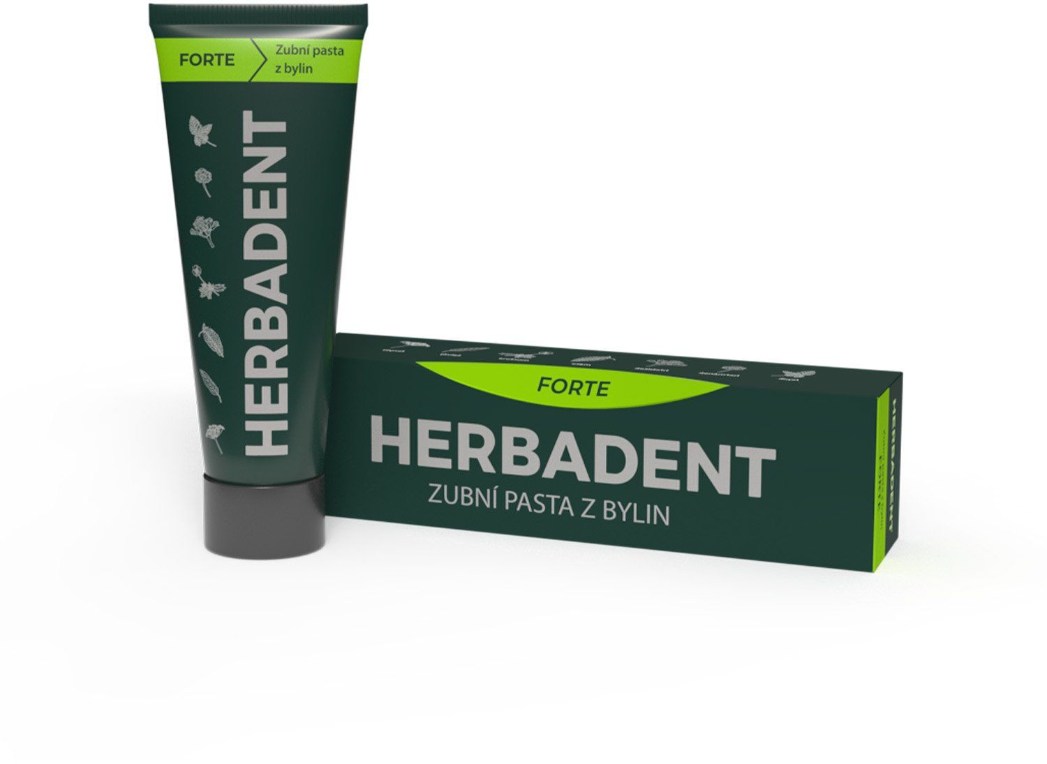 Herbadent FORTE zubní pasta z bylin 75 g