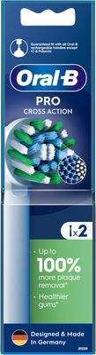 Oral-B Pro Cross Action Kartáčkové hlavy 2 ks