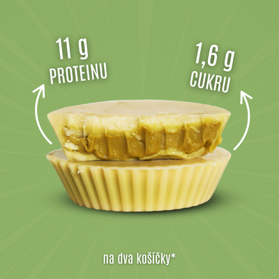Nutry Nuts Proteinové košíčky - bílá čokoláda s pistáciovým krémem 2 x 21 g