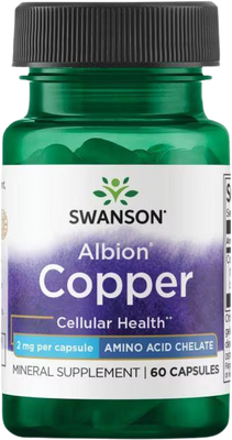 Swanson Albion Copper 2mg 60 kapslí