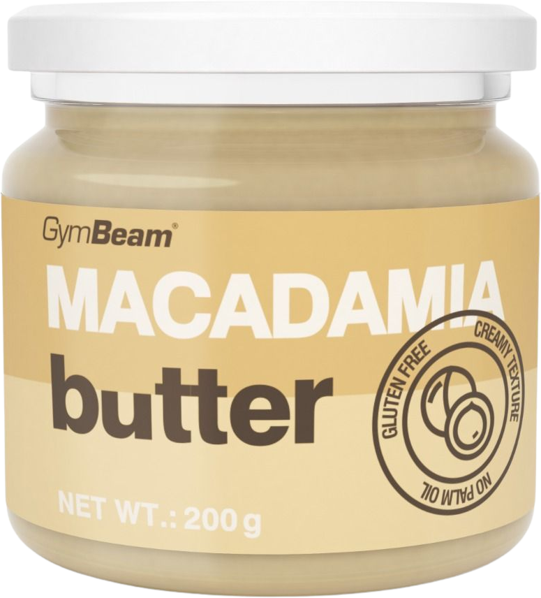 GymBeam Makadamové máslo 200 g