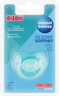 Canpol babies Dudlík silikonový třešinka 6-18m