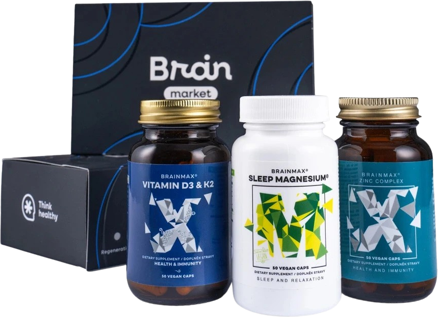 BrainMax Vánoční sada Starter Pack 3 x 50 kapslí