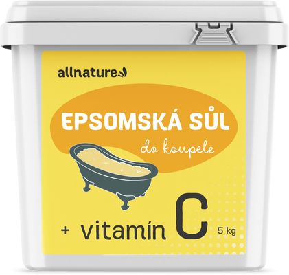 Allnature Epsom só C-vitaminnal 5 kg