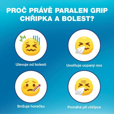 Paralen Grip Chřipka a bolest 24 tablet