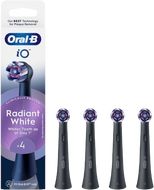Oral-B iO Series Radiant White kartáčkové hlavy pro bělení zubů, černé 4 ks