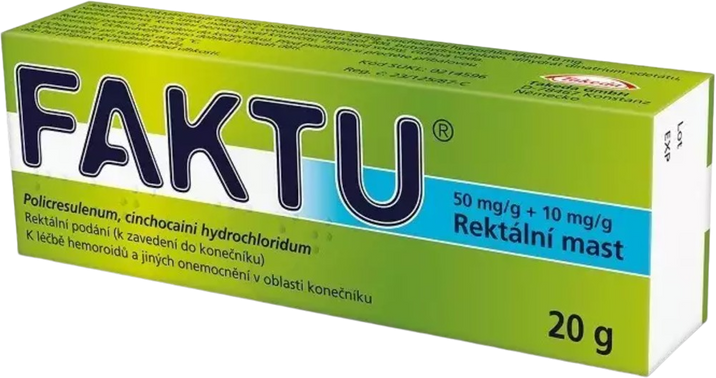 Faktu Rektální mast 20 g