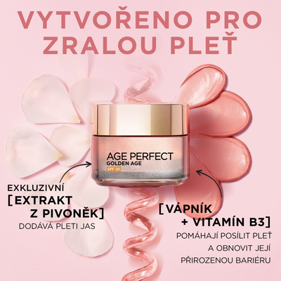 L'Oréal Paris Golged Age Rosy Re-Fortifying denní krém 50 ml
