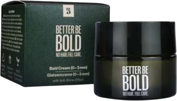 Better be bold Bald Cream, Matný krém na pleš 50 ml