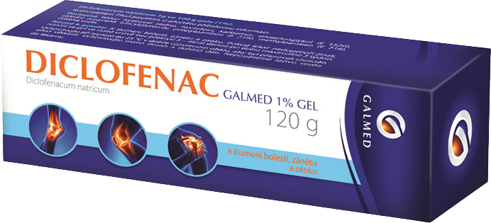 Galmed Diclofenac 1% gel 120 g