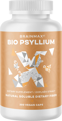 BrainMax BIO Psyllium 200 kapslí