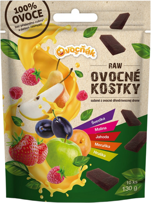 Ovocňák Kostky ovocné mix chutí 130 g
