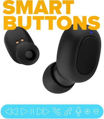 Niceboy Bezdrátová sluchátka Hive Podsie 3 Černá