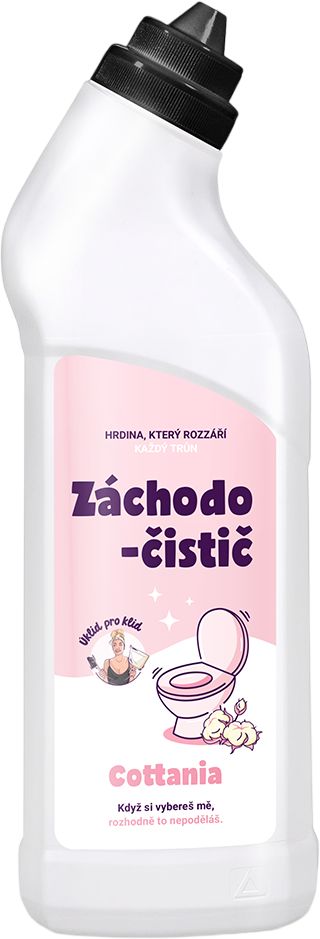 Úklid pro klid Záchodočistič Cottania 750 ml