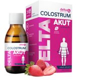 Delta COLOSTRUM® AKUT Jahoda Tekuté 125 ml