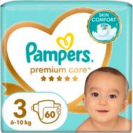 Pampers Premium Care plenky vel. 3, 6-10 kg, 60 ks