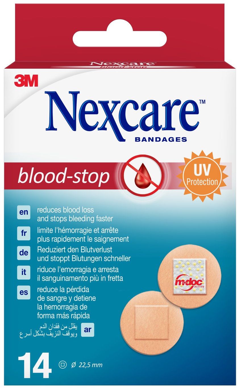 3M Nexcare Blood-Stop kolečka 14 x 22 mm