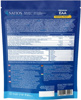 Natios Premium EAA, Tropické ovoce 320 g