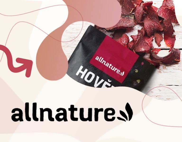 Allnature, Jerky, hovädzie mäso, sušené mäso, snack