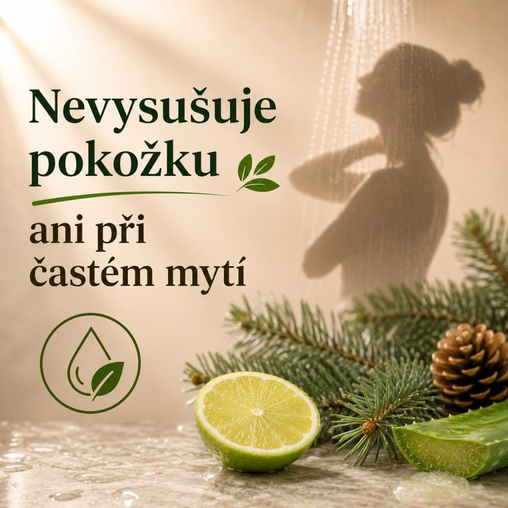 Erboristica Přírodní sprchový gel Bergamot & Bílá jedle – hydratace a voňavá pěna 400 ml