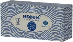 Moddia Kosmetické ubrousky 3vrstvé 160 ks