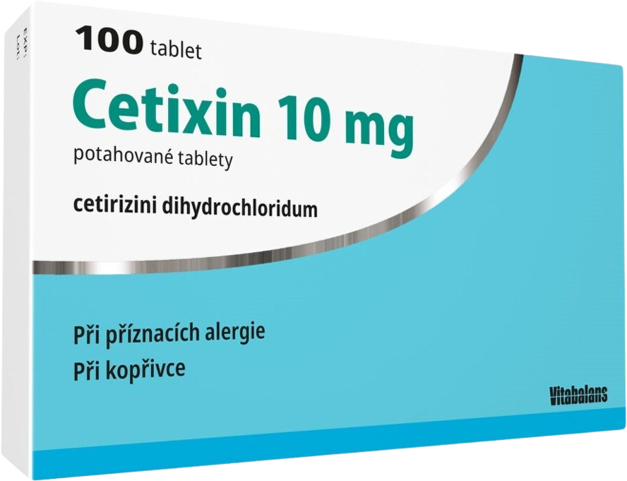 Cetixin 10mg por.tbl.flm. 100 tablet