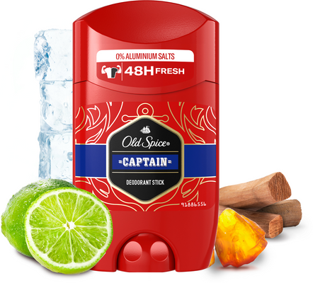 Old Spice Captain tuhý deodorant s tóny santalového dřeva a citrusů 50 ml