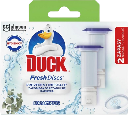 Duck WC blok Fresh Discs Eucalyptus 2 x 36 ml
