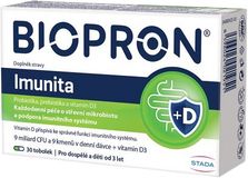 Biopron Imunita, probiotika a prebiotika + vitamin D pro každodenní podporu imunity 30 tablet