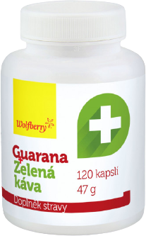 Wolfberry Guarana+Zelená káva-kapsle 47 g 120 kapslí