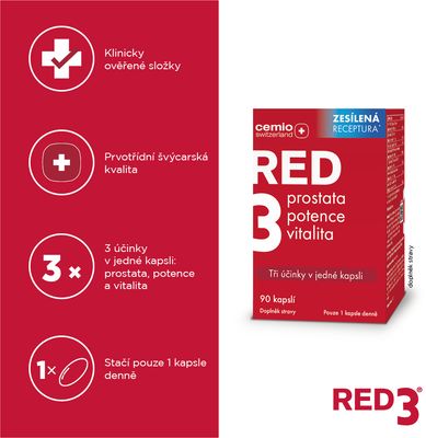 Cemio RED3, 30 kapslí