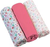 BabyOno Plenky mušelínové Super soft růžové 3 ks