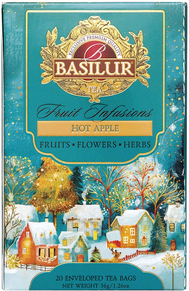 Basilur Christmas Fruit Hot Apple 20 x 1.8 g