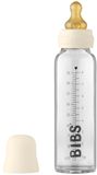 BIBS Baby Bottle skleněná láhev Ivory 225ml