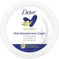 Dove Body Love Rich Nourishment, krém na obličej a tělo 150 ml