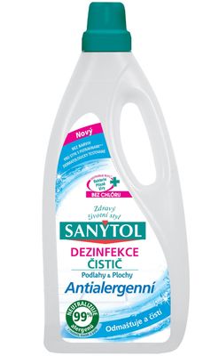Sanytol Dezinfekční univerzální čistič na podlahy a ostatní plochy Antialergenní 1000 ml