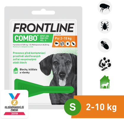 Frontline Combo Spot on Dog S pipeta 0.67 ml