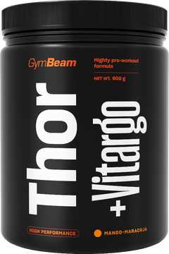GymBeam Thor Fuel + Vitargo mango maracuja 600 g