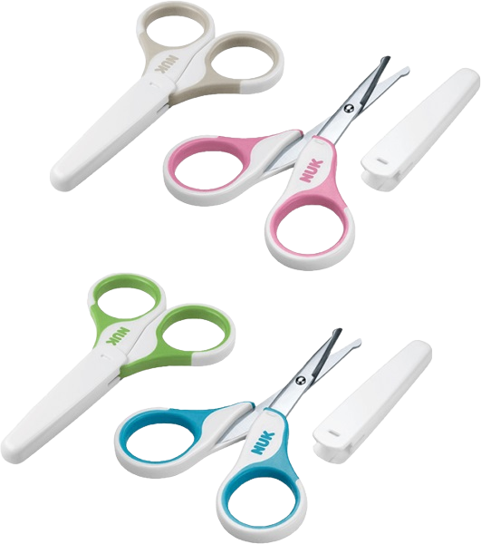 Nuk Dětské zdravotní nůžky s krytem