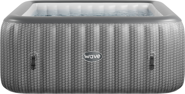 CF WAVE Vířivý bazén CF PACIFIC 4 GREY RATTAN