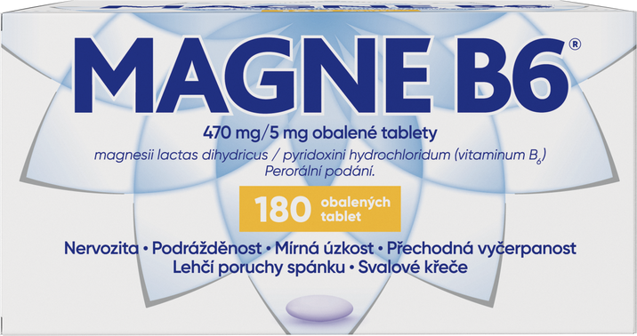 Magne B6 470mg/5mg, 180 tablet