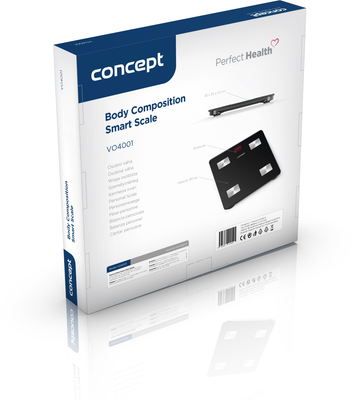 Concept Osobní váha diagnostická Perfect Health VO4001, černá