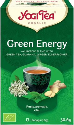 Yogi Tea BIO Čaj Zelená energie 17 sáčků