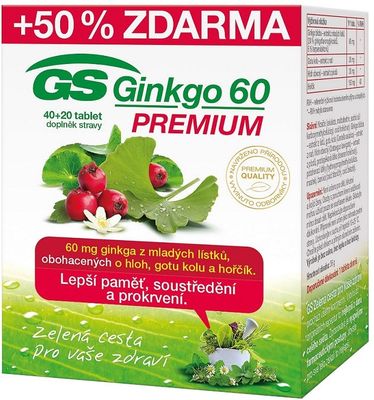 GS Ginkgo 60 Premium 60 tablet