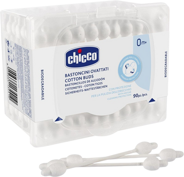 Chicco Tyčinky vatové anatomické 90 ks
