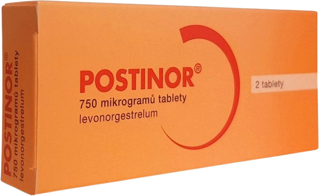 Postinor 750 mcg 2 neobalené tablety