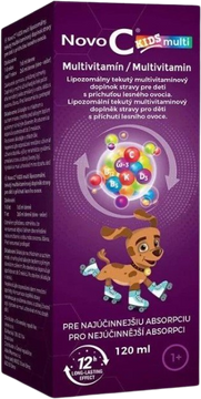 Novo C Novo C Kids Multi lipozomální multivitamin 120 ml od 1 roku 120 ml