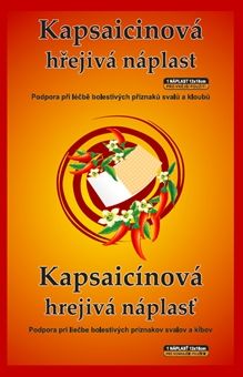 Capsicolle Kapsaicinová hřejivá náplast 12 x 18 cm